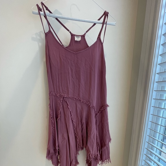 Free People mauve fringe dress - Picture 3 of 6